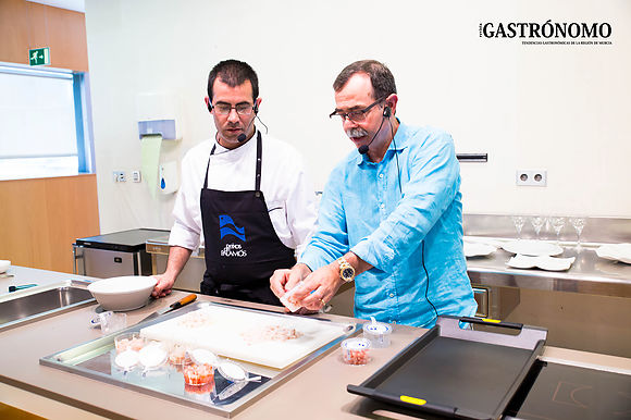 Trobada dels responsables dels restaurant més distingits de Murcia amb Congelats Palamós.