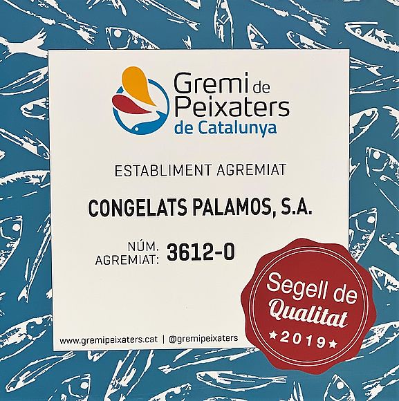 Sceau de qualité 2019 Gremi de Peixaters de Catalunya