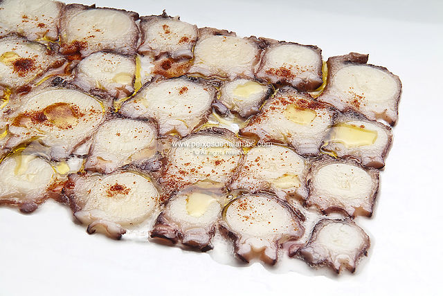 Carpaccio octopus