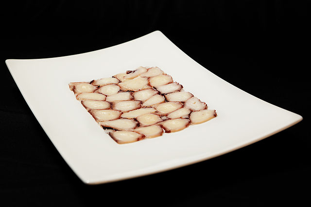 Carpaccio octopus